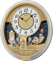 176 likes · 13 talking about this. The Seiko Qxm241srh Melodies In Motion Musical Clock Features A Coach Pulled By Horses And Flying Elves The Figures In The Cinderella Clock Clock World Clock