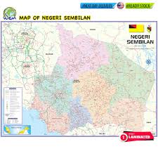 Pejabat kadi daerah batu pahat jalan bakau condong, 83000 batu pahat johor darul takzim 83000 batu pahat aras 2, blok b pusat islam iskandar johor, jalan masjid abu bakar 80990 johor bahru johor tel : Map Of Negeri Sembilan 36 X 48 88 9cm X 120cm Shopee Malaysia