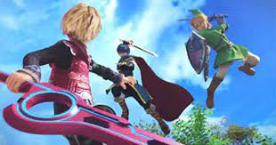 Marth And Link Vs Shulk Shulk Release Trailer Ssb4 Smash Bros Super Smash Bros Bros