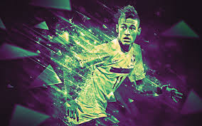 Neymar jr barcelona brazil ❤ 4k hd desktop wallpaper for 4k. Download Wallpapers Neymar Geometric Art Brazil National Team Fan Art Neymar Jr Soccer Football Stars Brazilian Football Team For Desktop With Resolution 1920x1200 High Quality Hd Pictures Wallpapers