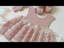 فستان بيبي من 0 ل 1 سنة تريكو الشرح بالعربي youtube in 2020 crochet baby fashion crochet