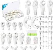Picture Hanging Kit, 62PCS Concrete Wall Hardwall Hangers for Cinder Block, No Damage Wall Hooks for Photo Frame Art Painting Non-Trace Drywall Stucco