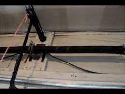 Your only option is opening the door manually. How To Open A Garage Door With A Broken Torsion Spring Youtube