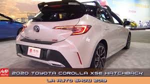 Even with options like the continuously the corolla hatchback has the best use of toyota's modern design language to date. 2020 Toyota Corolla Xse Hatchback Exterior And Interior La Auto Show 2019 Youtube