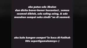 Bagi anda yang ingin menggunakan sarana spiritual mustika puter giling mahakarya kang islam, doa agar mantan minta balikan dalam hitungan detik, doa agar mantan putus dengan pacar barunya, doa supaya mantan tergila gila sama kita. Sempat Saling Blok Viral Kisah Balikan Dengan Mantan Setelah 3 Bulan Putus