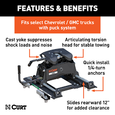 Curt 5th wheel slider hitch. Curt 16669 A20 Sliding 5th Wheel Hitch 20k Select Silverado Sierra Truck Part Superstore