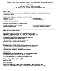 You can write a medical coder resume in minutes, but collecting your thoughts and pertinent information and organizing it all in a resume is far from however, you will be successful if you have a suitable resume format on which you can work. Free 7 Sample Medical Billing Resume Templates In Ms Word Pdf