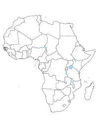 Printable political map of africa with countries and cities. Africa Political Outline Map Gifex