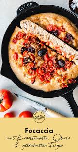 Focaccia Mit Kirschtomaten Oliven Feigen Eat This Vegan Foodblog Rezept In 2020 Rezepte Kochen Und Backen Essen Rezepte