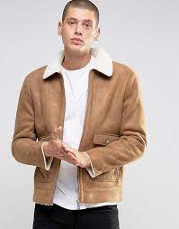 Brave Soul Faux Shearling Sherpa Collar Jacket Collar Jackets Lookbook Men Jackets