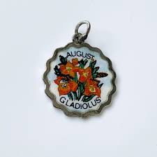 May 17, 2018 · the rose is the june birth flower. Vintage August Birthday Charm August Gladiolus Flower August Birth Flower