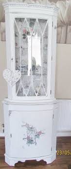 Unfollow french display cabinet to stop getting updates on your ebay feed. Shabby Chic Corner Cabinet Display Unit White French Graphic Distressed Antique In Home Furniture Shabby Chic Furniture Shabby Chic Bedrooms Shabby Chic Decor
