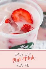 The Easy Diy Pink Drink Recipe You Have To Try Rn In 2020 Getranke Rezepte Alkohol Getranke Rezepte Kokosmilch Getrank