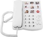 Festnetztelefon für Senioren mit Bild, One-Touch-Wählen, Telefon ...