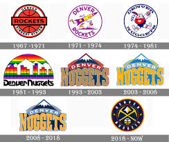 After 1974, the rockets name was abandoned in favor of nuggets. Denver Nuggets Logo And Symbol Meaning History Png