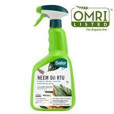 Safer Brand Neem Oil Ready To Use 32oz Spray Fungicide Miticide Insecticide Omri Listed 5180 6 Saferbrand Com
