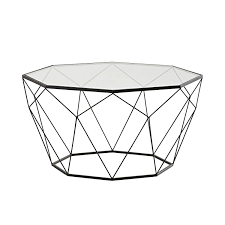 Table Basse En Verre Trempe Et Metal Noir Table Basse Verre Table Basse Verre Trempe Table Basse Metal