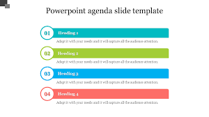 01 excellency provide exceptional powerpoint services. Multicolor Agenda Slide Template For Presentation