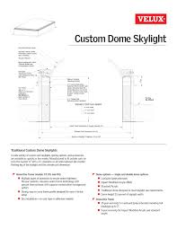 velux skylight size chart guide veluusa catalog and