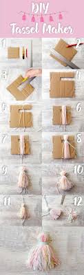 This Is The Easiest Way To Make Tassels With This Diy Tassel Maker Check The Full Written Instructions On T Manualidades Manualidades Creativas Artesanias Diy