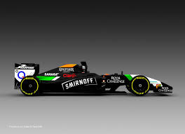 Force India Vjm07 New Livery Smirnoff Racing Race Sponsor Force India