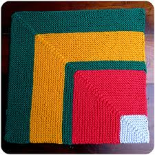 Knit mitered square pattern with tutorial video. Ravelry Mitered Squares Pattern By Staci Perry