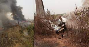 Eleven crew and officers aboard a nigerian military plane were killed friday when it crashed in northwestern kaduna state, according to media reports. Nigerian Air Force Plane Crashed Shortly After Takeoff Killing All 7 On Board Fighter Jets World