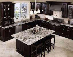 Dark Cabinets With Light Flooring And Countertops Black Kitchen Cabinets Black Kitchens Kitchen Craft Cabinets