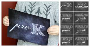 Get this printable closed for 4th of july sign and use it to let visitors know in advance that you will not be open for business on the fourth of july. Free Printable First Day Of School Photo Signs Displaying Grades Including Uk Aus Kids Activities Blog Techiazi