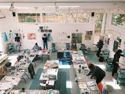 What is the critters workshop? A Peek Inside The Creative Art Making Process In My Backyard Painting Studio From My Last Workshop I M Al Painting Studio Creative Workshop Dance Studio Decor