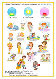 Free Time Activities Daily Routines Parts Of The Day Free Time Activities Daily Routine Activities Preschool Activities