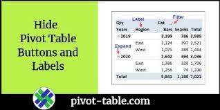 May 29, 2012 · manually remove the autofilter click any cell in the filtered range on the excel ribbon, click the data tab click the filter button. Hide Excel Pivot Table Buttons And Labels Excel Pivot Tables