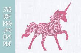 Download Unicorn Mandala Svg