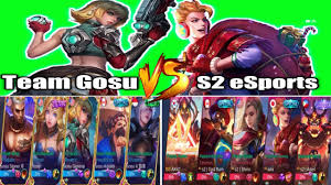 This also allowed leverage for kelra's claude and e2max's kagura to kill off oheb's lunox and mark jayson eson gerardo's franco — thereby wiping out opponents and giving them ample time to bust down blacklist's base. Team Gosu Vs Team S2 Esports Mlbb Youtube