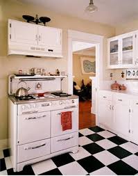 Black and white kitchen floor. Black And White Kitchen Tiling Ideas Kitchen Tile Backsplashes Vintage Stoves White Kitchen Floor Black White Kitchen