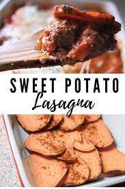 Using an electric mixer or potato masher, mash sweet potatoes until smooth. Healthy And Easy Sweet Potato Lasagna Recipe Diabetic Sweet Potato Recipe Sweet Potato Lasagna Recipe Potato Lasagna