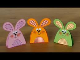 Außerdem zeigen wir ihnen, wie sie osterhasen aus pappmaché. Hasen Rabbits Aus Papier Basteln Mit Kindern Youtube