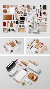 Restaurant Food Mock Up Psd Templates Forgraphic Branding Mockups Corporate Stationery Branding