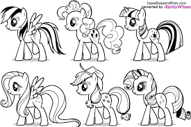 my little pony coloring pages printable get coloriage pouliche chevaux gratuit