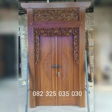 Oleh sebeb itulah bagi anda yang saat ini. Jual Gebyok Polos Ukir Minimalis Kusen Pintu Kayu Jati Modern Murah Kab Jepara Furniture Qta Tokopedia