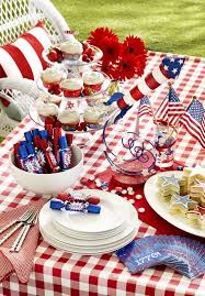 20 Lovely Patriotic Celebration Table Ideas Mesas Para Fiestas 4 De Julio Manualidades