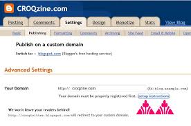Blogspot Custom Domain Tutorial Crafterminds Domain Name Ideas Blog Help Blog Social Media