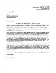 For the convenience of the readers sample of letter of application is attached with this template. Sales Cover Letter Samples