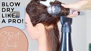 When your hair is completely dry then give it a blast of cool air to fix your hair style in place. How To Blow Dry Style Like A Pro Youtube