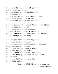 Sonnet Xvii By Pablo Neruda White Background Etsy Pablo Neruda Sonnets Love Is Comic
