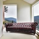 HAMPSHIRE CHESTERFIELD Antique Leather - Classic Chesterfield
