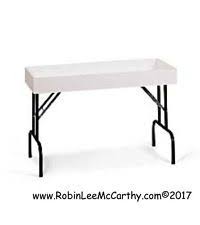 Large Folding Dump Table Display White New Sturdy Table Display Table Home Decor