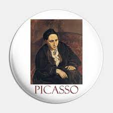 It started with a small juxtaposition of the face, and eventually spanned into full figures in picasso's abstract vision. Portrait Of Gertrude Stein By Pablo Picasso Picasso Pin Teepublic De