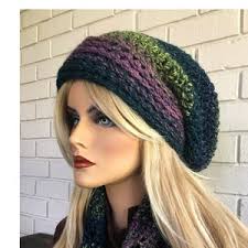 The Preppie Slouchy Hat, Womens Knit Accessories, Purple Slouchy Beanie for  Women, Gifts for Her Under 30