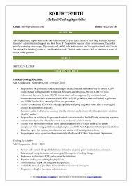 As a general rule of thumb, your resume does not need to expand upon every single job or duty you have held. Coding Specialist Resume Samples Qwikresume